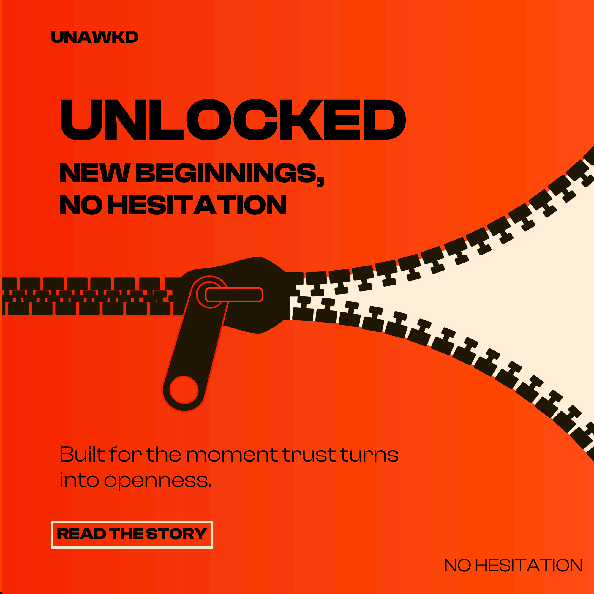 UNLOCKED — New Beginnings, No Hesitation | UNAWKD